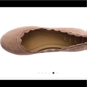 Nude Jack Rogers Scalloped Flats
